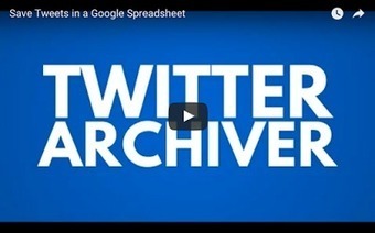 Two Handy Twitter Tools to Use in Your Google Drive ~ Educational Technology and Mobile Learning | Information and digital literacy in education via the digital path | Scoop.it