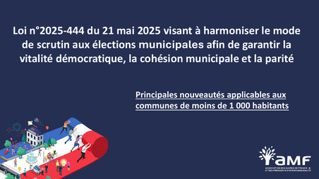 Nouveau mode de scrutin propre aux communes de moins de 1000 habitants - Décryptage par l’AMF | Veille juridique du CDG13 | Scoop.it