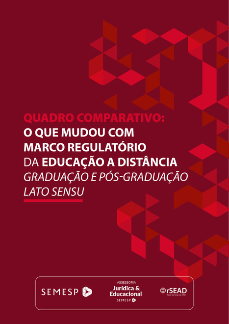 Quadro Comparativo: O que mudou com Marco Regulatório da Educação a Distância Graduação E Pós-Graduação Lato Sensu – | Inovação Educacional | Scoop.it