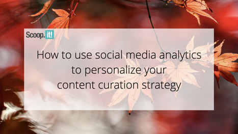 How to Use Social Media Analytics to Personalize Your Content Curation Strategy | eLearning & eBooks for all | Scoop.it