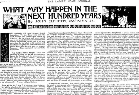 Futurist in 1900 makes predictions that came true - Tech Insider | Science & Technology Report - Changing Our World | Scoop.it