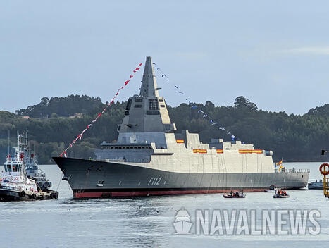 Navantia Launches Second F110 Frigate 'Roger de Lauria' Four Months Ahead of Schedule | DEFENSE NEWS | Scoop.it