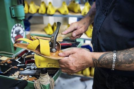 Visite privée : dans l'atelier des sandales K.Jacques | Métiers, emplois et formations dans la filière cuir | Scoop.it