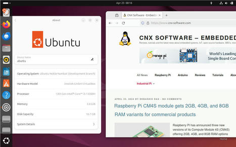 Ubuntu 24.04 LTS "Noble Numbat" released with Linux 6.8, up to 12 years of support - CNX Software | Embedded Systems News | Scoop.it