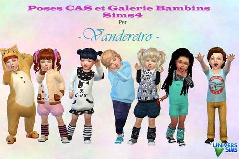 Poses toddler CAS and GALLERY  < < Vanderetro - L'UniverSims | Les Sims | Scoop.it