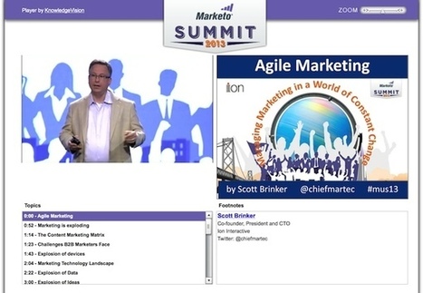 Introduction to agile marketing (video presentation) - Chief Marketing Technologist | The MarTech Digest | Scoop.it