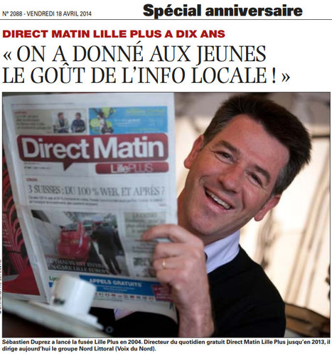 Direct Matin Lille Plus a 10 ans | DocPresseESJ | Scoop.it