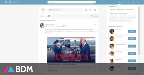 Parler, le réseau social qui mise sur la liberté d'expression pour concurrencer Twitter | François MAGNAN  Formateur Consultant | Scoop.it