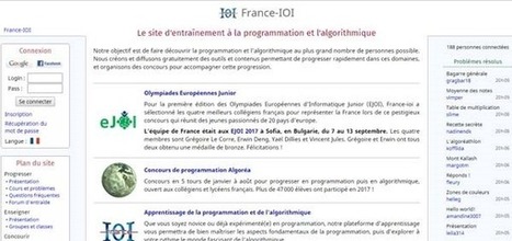 France-ioi : Un site pour apprendre la programmation et l'algorithmique | Time to Learn | Scoop.it