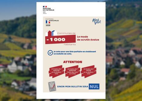 Municipales : derni&egrave;res consignes pour &eacute;viter tout impair dans les communes de moins de 1.000 habitants | Elections - Municipales 2026 | Scoop.it