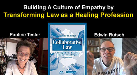 Lawyers for Empathy: Transforming Law as a Healing Profession: Pauline Tesler and Edwin Rutsch | Empathy and Justice | Scoop.it