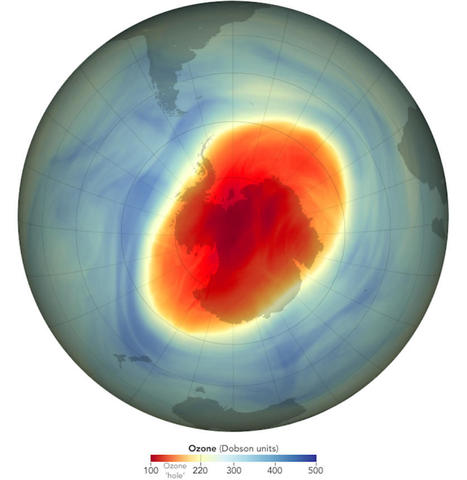 NASA: Ozone Hole Continues Its Shrinking in 2022 and Is Now Smallest Size on Record | Amazing Science | Scoop.it