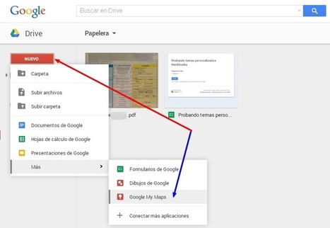 Aprende a crear mapas personalizados desde su cuenta de Google Drive | TIC & Educación | Scoop.it