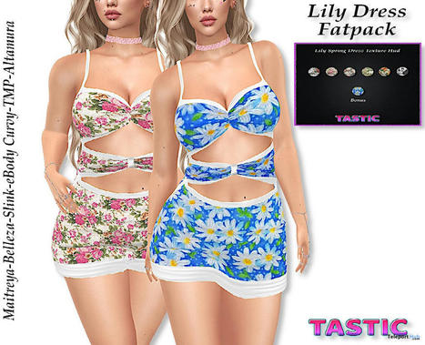 Lily Dress Fatpack Teleport Hub Group Gift by Tastic | Teleport Hub - Second Life Freebies | Second Life Freebies | Scoop.it