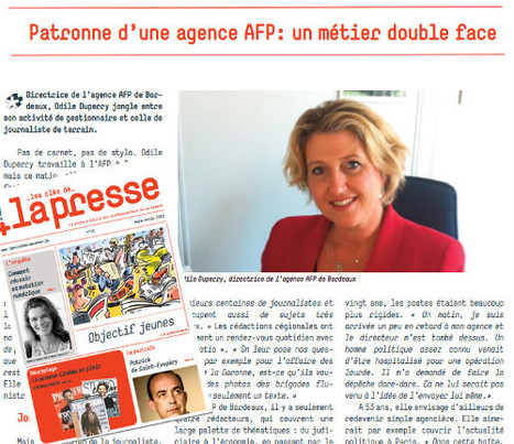 Patronne d’une agence AFP: un métier double face | DocPresseESJ | Scoop.it