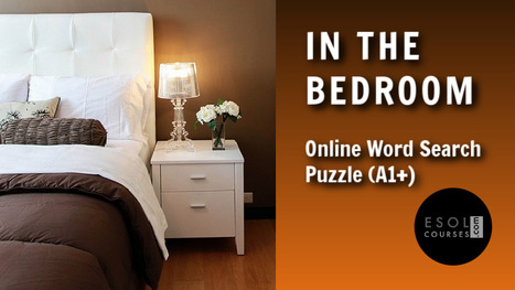 In The Bedroom - ESL Word Search Game | English Word Power | Scoop.it