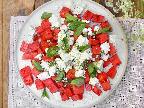 Melon- och fetasallad – perfekt till grillat | 1Uutiset - Lukemisen tähden | Scoop.it