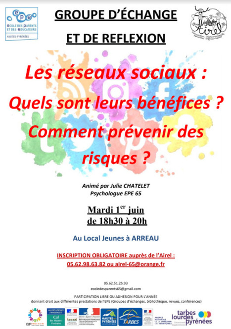 Groupe d'échange et de réflexion sur les réseaux sociaux le 1er juin à Arreau | Vallées d'Aure & Louron - Pyrénées | Scoop.it