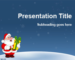 Christmas Template for PowerPoint | Free Templates for Business (PowerPoint, Keynote, Excel, Word, etc.) | Scoop.it