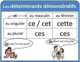 Les adjectifs d&eacute;monstratifs. Livre anim&eacute;. A1/A2 | FLE enfants | Scoop.it