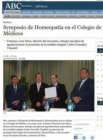 La lista de la vergüenza: La homeopatía en Sevilla es una... | Escepticismo y pensamiento crítico | Scoop.it