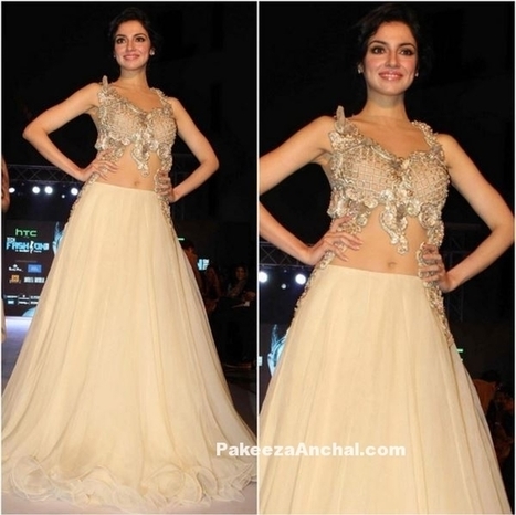Divya Khosla in Archana Kochhar's Designer Lehenga Choli | Indian Fashion Updates | Scoop.it