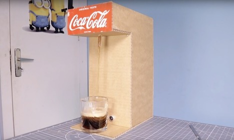 Make your own soda fountain out of cardboard | #Arduino #Coding #Maker #MakerED #MakerSpaces  | 21st Century Learning and Teaching | Scoop.it