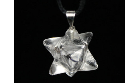 Pendentif Merkaba pierre de cristal www.elixirs-bio.com | Pouvoir des Pierres | Scoop.it