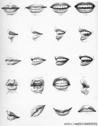 Mouth Drawing Reference | Drawing References and Resources | Scoop.it