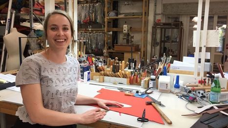 Audrey, 26 ans, en formation maroquinerie : “Entre l'école et l'entreprise, ça se complète” | Métiers, emplois et formations dans la filière cuir | Scoop.it