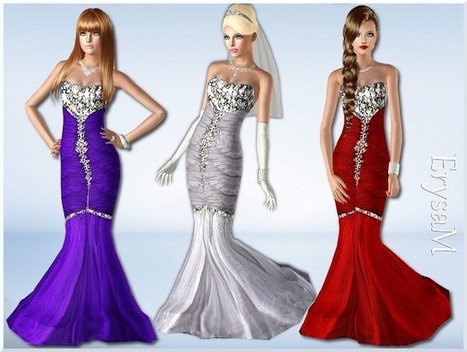 Lavanda Gala Kleid << ErysaM | Les Sims | Scoop.it