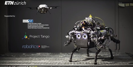 Robot dog can navigate unknown terrain with the help of a flying drone | 21st Century Innovative Technologies and Developments as also discoveries, curiosity ( insolite)... | Scoop.it