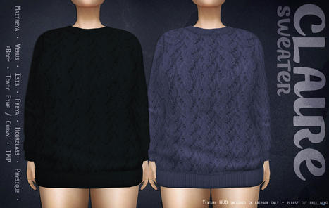 Claire Sweater Fatpack Teleport Hub Group Gift by Tooty Fruity | Teleport Hub - Second Life Freebies | Second Life Freebies | Scoop.it