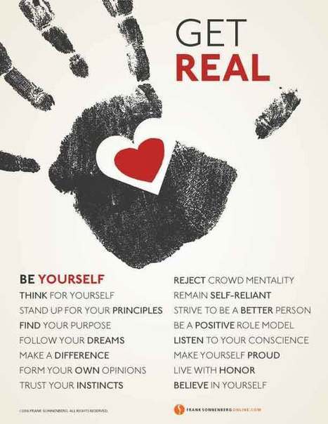 Get Real...Be Yourself | #Character  | 21st Century Learning and Teaching | Scoop.it