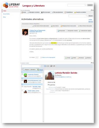 Liferay Social Office: app colaborativa para la gestión de contenidos | Entornos Personales de Aprendizaje | Scoop.it