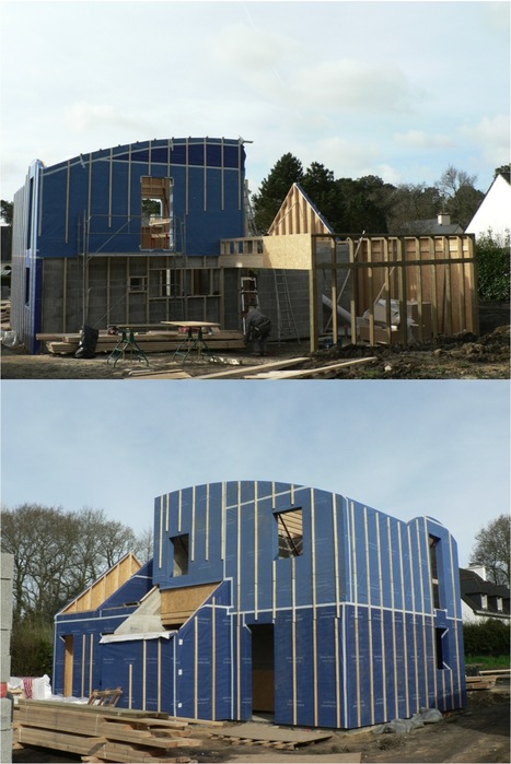 " Carnet de chantier N°09.05 / Construction d'une maison RT 2012 à Riec sur Bélon"- a.typique Auray | Architecture, maisons bois & bioclimatiques | Scoop.it