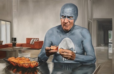 The Life and Times of an Aging Superhero Captured in Oil Paintings | All Geeks | Scoop.it