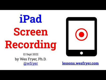 iPad Screen Recording for Narrated Sketchnotes | Technology in Education | Scoop.it