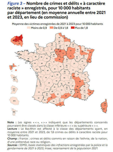 En 2023, 15 000 infractions à caractère raciste ont été enregistrées en France | Panorama de presse du réseau RECI | Scoop.it