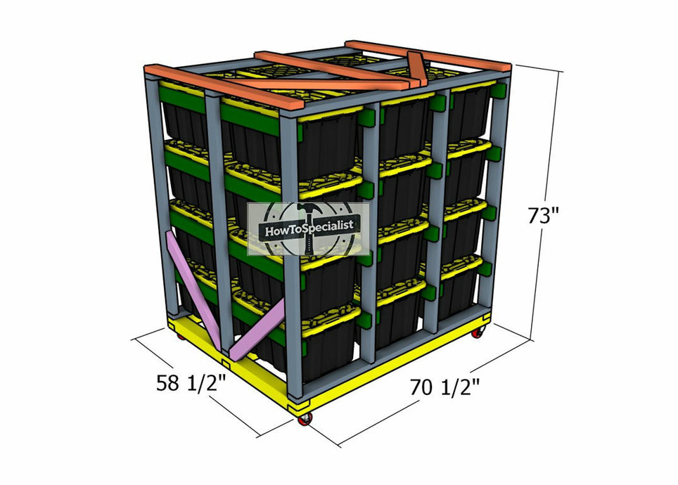 How to Make a Mobile Tote System - Free DIY Plans | Garden Plans | Scoop.it