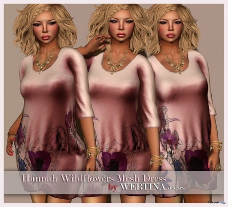 Hannah Wildflowers Dress Gift by WERTINA | Teleport Hub - Second Life Freebies | Second Life Freebies | Scoop.it