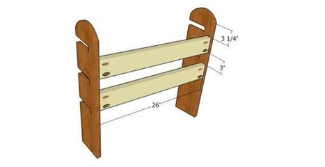 Skateboard Rack | Furniture Plans | Scoop.it