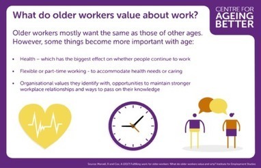 #HR What makes for fulfilling work in later life? | Centre for Ageing Better | #HR #RRHH Making love and making personal #branding #leadership | Scoop.it