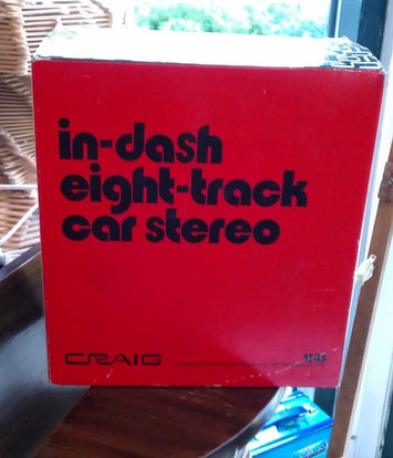 Craig In-Dash Eight-Track Car Stereo NOS | Kitsch | Scoop.it