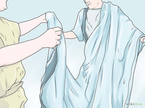 Cómo ponerse una toga romana auténtica | Salvete discipuli | Scoop.it
