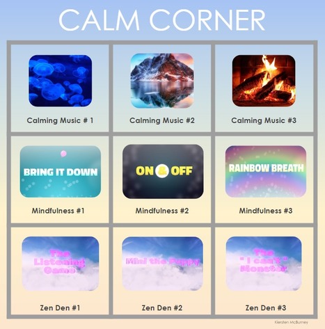 Mindfulness Choice Board - modify to make your own in Google Slides - thanks @mrsmcb_edu  | Education 2.0 & 3.0 | Scoop.it