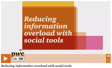 Reducing Information Overload with Social Tools - Technology Forecast | Video Infographics Showcase | Scoop.it