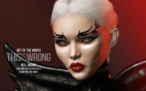 Hell Brows June 2021 Group Gift by THIS IS WRONG | Teleport Hub - Second Life Freebies | Second Life Freebies | Scoop.it