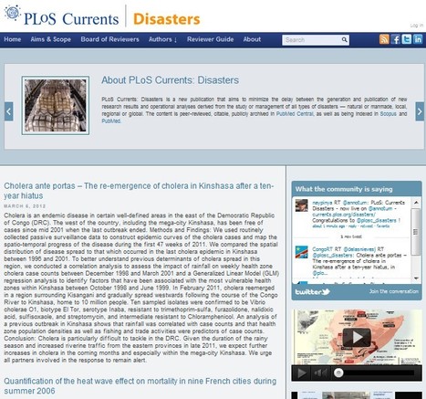 PLoS Currents Disasters | WordPress and Annotum for Education, Science,Journal Publishing | Scoop.it