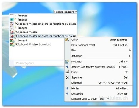 Clipboard Master - Améliorer les fonctions du presse-papier de Windows | François MAGNAN  Formateur Consultant | Scoop.it